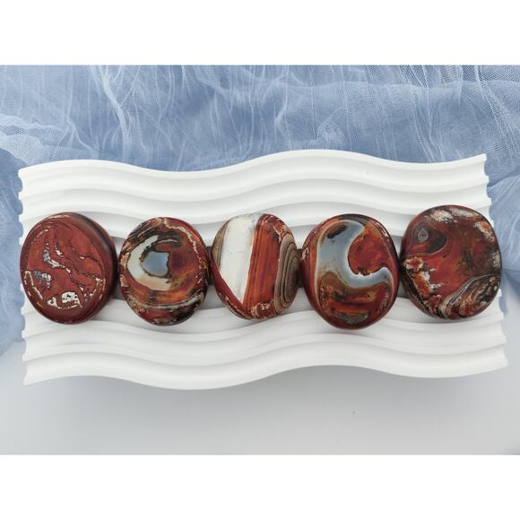 Warring States Red Agate Palm Stone - Picture 5 of 10
